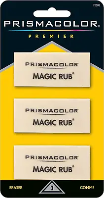 Premier Magic Rub Vinyl Erasers 3-Count • $6.11