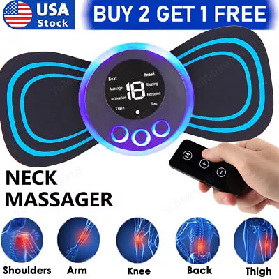 Pulse Tens Unit USB Massager Back Full Body Muscle Stimulator Pain Relief Device • $6.62