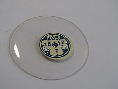 Piece Watchmaking Pocket Watch Glass Mineral Diameter 40.5 MM Hunter • $10.87