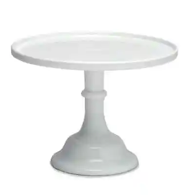 Mosser Glass Cake Dessert Serving Or Display Stand 10 Inch White • $64.72