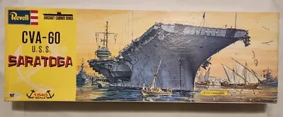 Revell 1:540 Aircraft Carrier U.S.S Saratoga (CVA-60) Model Kit • $165