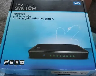 Western Digital My Net Switch 8 Port Gigabit Ethernet Switch • $30.38