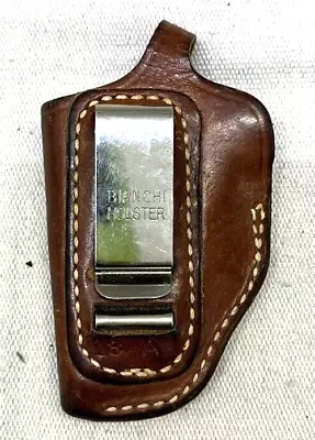 Vintage US BIANCHI 18 A Small Pistol Leather Holster • $39.99