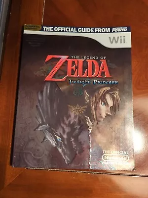 Zelda Twilight Princess Official Strategy Guide Wii W Poster *Cover Tear* • $12.47