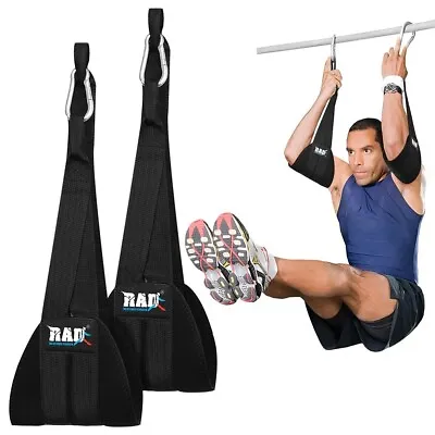 RAD Hanging Ab Straps For Pull Up Bar & Abdominal Muscle Building Rip Resistant • $19.99