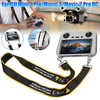 Dual Hooks Nylon Lanyard Neck Strap For DJI Mini 2/Air 2S/Mini 3 Pro Accessories • $10.48