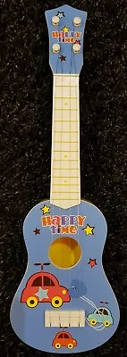 £11.99 • Buy Kids Boys Blue Beginners Guitar 4 String Children Music Rock Star Toy 19.5 