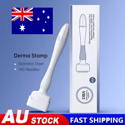 Derma Roller Stamp Micro Needling Therapy Skin Pin Tool Hair Loss Treatment HOT • $14.98