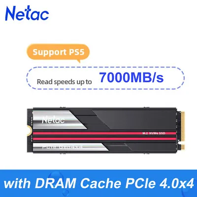 Netac Internal SSD 1TB 500GB M.2 NVMe PCIe 4.0 Solid State Drive Lot 5000MB/s • $13.99