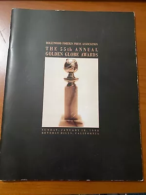 $49.99 • Buy 1998 55th ANNUAL GOLDEN GLOBE AWARDS CEREMONY PROGRAM - TITANIC BEST PICTURE