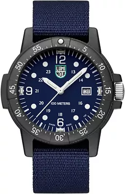 Luminox Sea Bass X2.2003.nd Blue Dial 44mm Men's 100m Watch - Brand New • £239.99