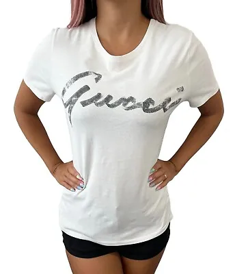 $443.41 • Buy GUCCI Vintage Logo T-shirts #M Top Round Neck White Cotton RankAB