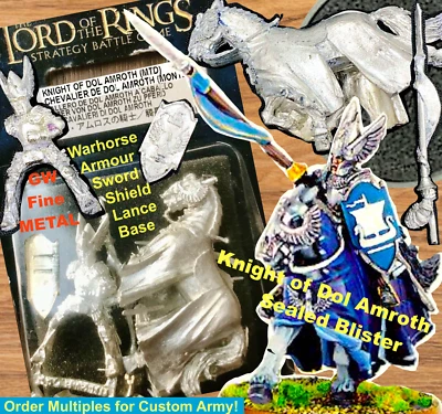£24.39 • Buy METAL: KNIGHT Of DOL AMROTH~GW LotR/Middle-Earth Strategy Battles~GAMES WORKSHOP