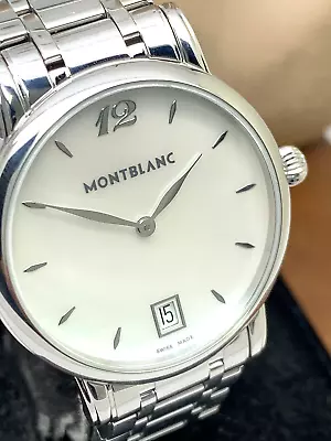 Montblanc Women's Watch 108764 Star Classique Swiss Quartz Mother Of Pearl Dial • $989.97