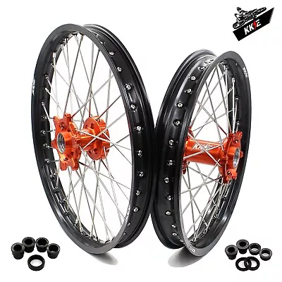 KKE 21  19  MX Wheels Rims Set For KTM EXC SXF XC XCF 125 250 450 500 2003-2024 • $529