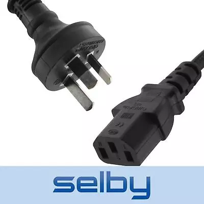 AU 3 Pin To IEC  Kettle Cord  Plug Australian 240V Power Cable Lead Cord • $12.95