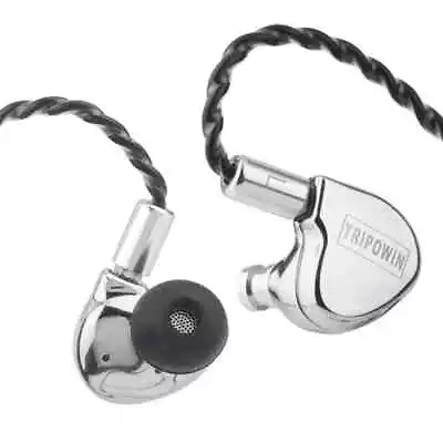 Tripowin TC-01 1DD 10mm Si+PU Driver HiFi In-ear Earphone IEM Headphone Earbuds • $73.03