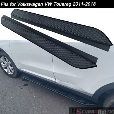 2Pcs Nerf Bar Side Step Running Board Fits For Volkswagen VW Touareg 2011-2018 • $309