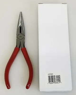 Stanley Proto J226G 6-5/8  Needle Nose Pliers 1-3/8  Jaw Opening Cable Cutter • $14.85