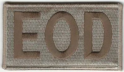 Brown EOD Explosive Ordinance Disposal Patch Fits For VELCRO® BRAND Loop Fastene • $4.99