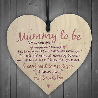 Mummy To Be Sign Baby Shower Mum Friendship Gift New Baby From Bump Present • £3.99