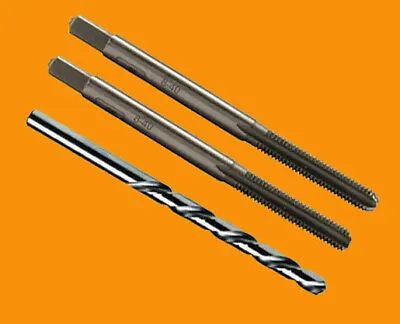 8-40 Tap  3 PIECE   High Carbon Steel Tap Set  With  Cobalt Drill Bit  NEW • $27.99