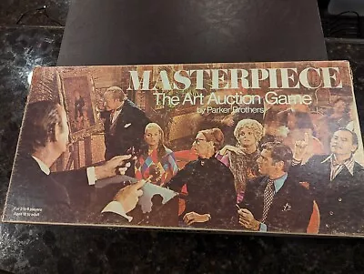 1970 Vintage MASTERPIECE The Art Auction Game By Parker Brothers  • $25.95