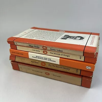 Vintage Penguin Books Bundle 7 Paperbacks Classics Literature Home Decor • $15.98