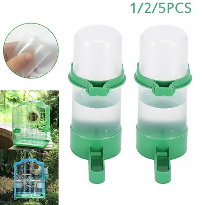 £2.95 • Buy Pet Drinker Water Feeder Bottles Clip Kit For Cage Bird Parrot Cockatiel Budgie