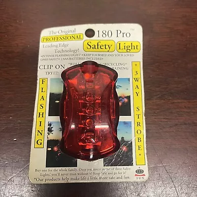 Vintage Original Professional 180 Pro 3 Way Red Strobe Bike Light New NOS • $6.99