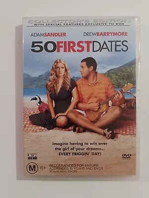 $6.95 • Buy 50 First Dates Movie DVD Region 4 PAL GC Adam Sandler Comedy Free Postage
