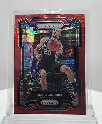 2023-24 Panini Prizm Prizms Red Manu Ginobili 185/299 San Antonio Spurs #190 • $0.99