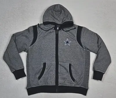 Dallas Cowboys NFL Pro Line Heavy Fleece Lined Hoodie Coat Jacket - Men’s XL • $55.98