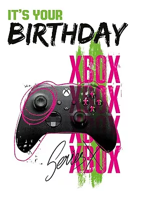 Birthday Card Xbox Gaming Card Official Product • £2.80