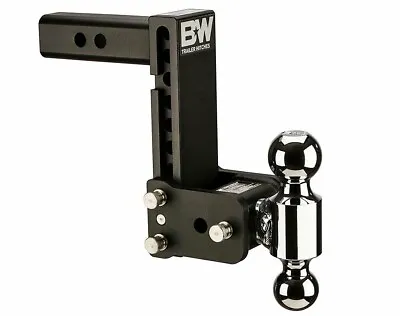 B&W TS10040B (IN STOCK) Tow & Stow 2  Receiver Hitch - 7” Drop; 7.5  Rise • $349.02