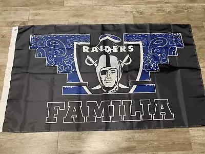 NFL Oakland Raiders FAMILIA Flag - 3x5 FT RAIDER NATION • $19.88
