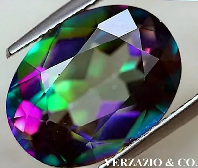 Mystic Topaz Gemstone Loose Natural Oval Mystic Topaz Natural Loose Clean Gem • $14.99