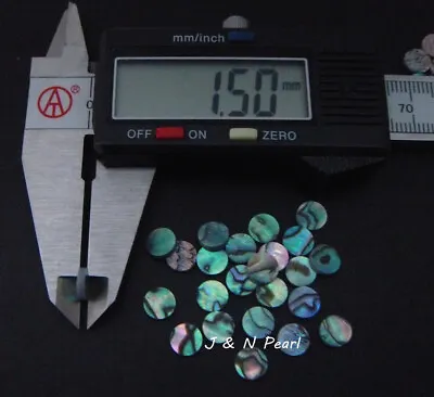 22pcs 11mm Genuine Paua Abalone Decoration Inlay DotsMaterials Thickness:1.5mm • $9.39