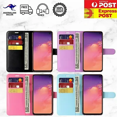 $7.99 • Buy OPPO A57 A73 AX5 AX7 PU Leather Wallet Flip Phone Case