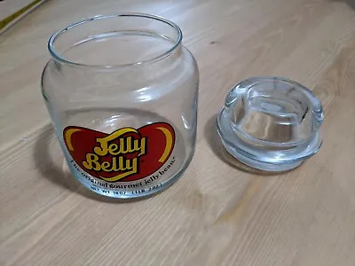 £6.22 • Buy Jelly Belly 18 Ounce Collectible Glass Jar The Original Gourmet Jelly Bean