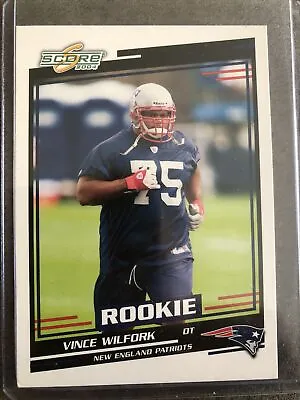 Score 2004 Vince Wilfork Rookie  • $15