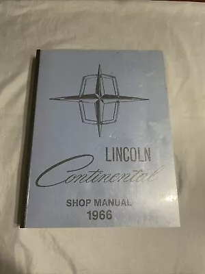 LINCOLN CONTINENTAL FACTORY MAINTENANCE  SERVICE SHOP MANUAL 60s • $42.07
