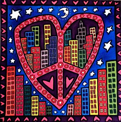 RIZZI LITHOGRAPH $ JOYFUL Soul ART £ Gift Invest In HARD TO FIND James Rizzi Art • $172.95