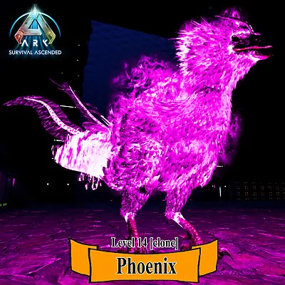 Ark Survival Ascended PC/PS5/XBOX-Official PVE- Phoenix Magenta Level 14 [clone] • $19