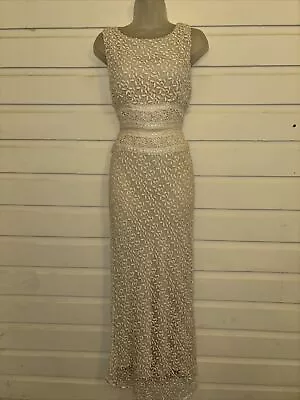 Melinda Eng Lace Sleeveless Maxi Dress Size S • $50