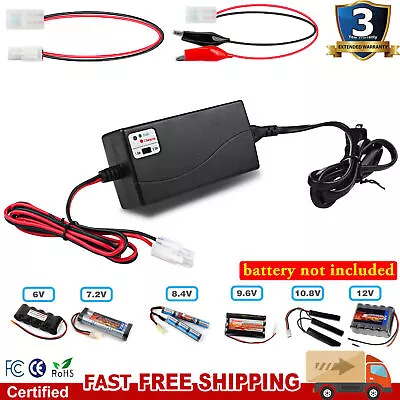 NiMH/NiCd RC Battery Charger For 6V 7.2V 8.4V 9.6V 10.8V 12V Battery Packs  • $18.99