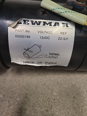 $600 • Buy Lewmar  V1/V2/V3 Windless Motor And Gear Box (Fast Fit) 60000189