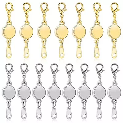 Magnetic Necklace Clasps And Closures Paxcoo 15Pcs 10 MM GoldSilver  • $16.77