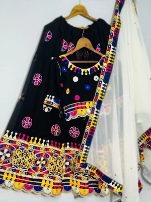 $69.99 • Buy Fancy Indian Wedding Party Wear Lengha Designer Bridal Bollywood Lehenga Choli