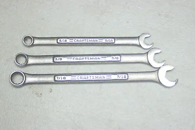 Craftsman  VA Series  Combination Speed Wrench Lot Of 3  USA  5/16 3/8 7/16 • $18